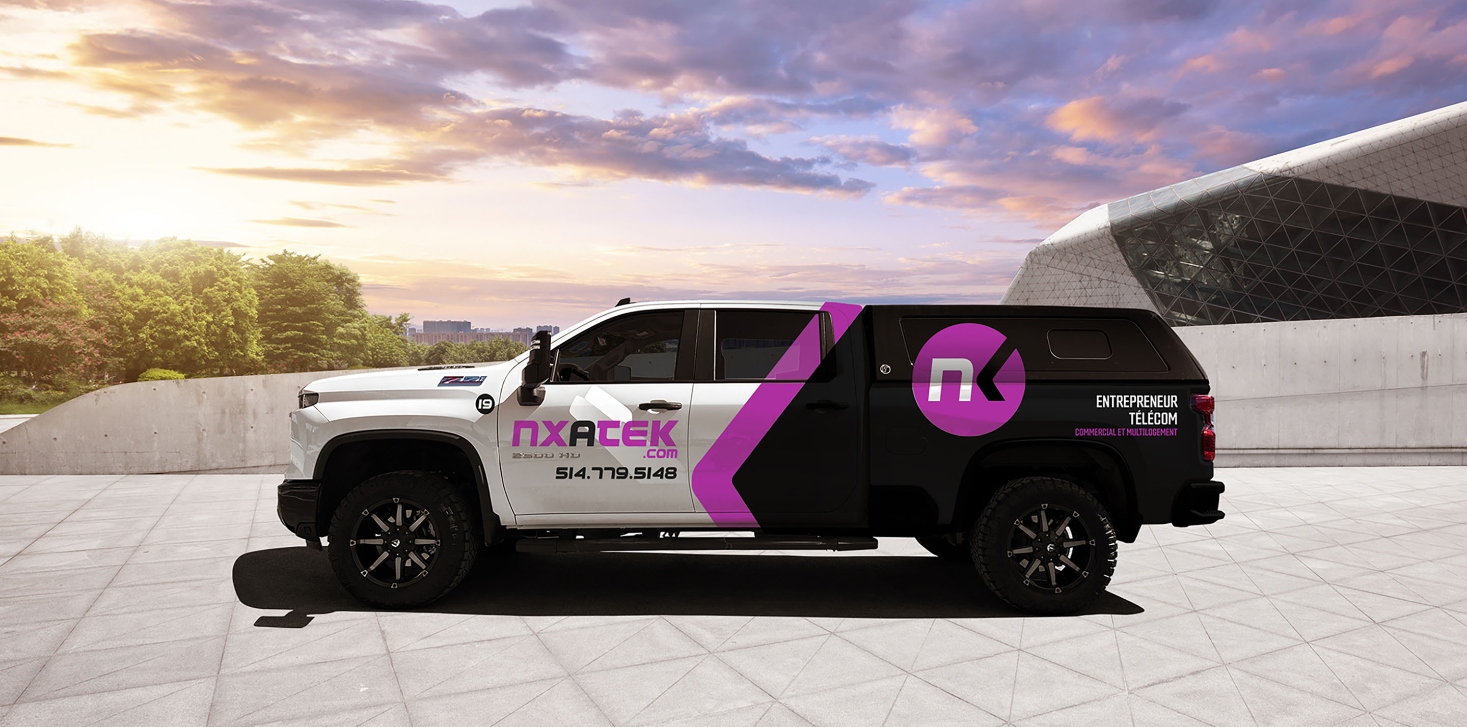 Image camion NXATEK desktop.